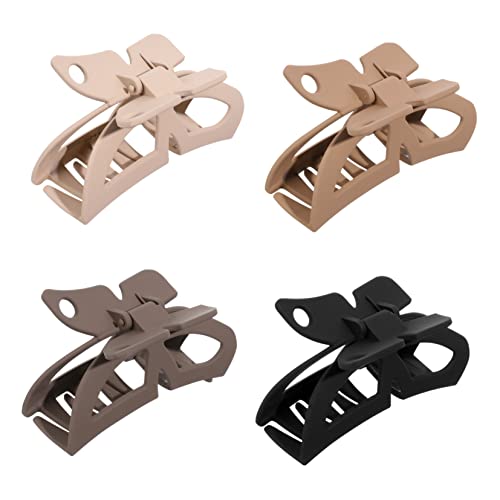 GANAZONO 4stücke Schleifen-haarspangen Für Damen Elegante Clips Für Dickes Lockiges Oder Glattes Haar Robuste Haarschmuck-accessoires Für Frauen Und Mädchen von GANAZONO