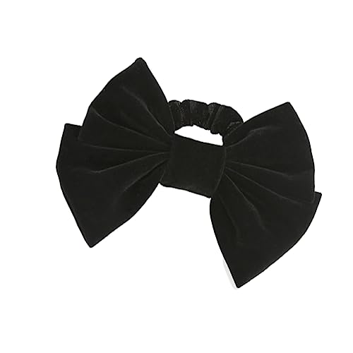 GANAZONO Haarkreis Mit Schleife Haarringe Und Haargummis in Schwarz Für Damen Haarseil Und Pferdeschwanzhalter Für Jeden Anlass von GANAZONO