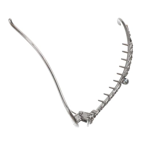 GANAZONO Haarnadel Aus Weizenohrperlen Elegante Haarspange Haarspangen Mit Strass Seitliche Haarspangen Strass-haarspange Dekorative Haarnadeln Für Frauen Weizen Brosche Black Legierung von GANAZONO