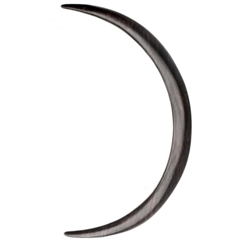 GANAZONO Handgefertigter Holz haarstab Mondform Geschwungene Haarnadel für Frauen Stabiler Haarschmuck für Dutt Geschmeidiges Styling tool Geeignet als Geschenk für Mädchen und Damen von GANAZONO
