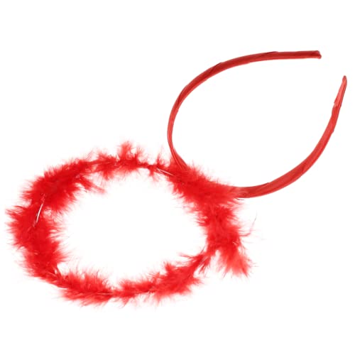 GANAZONO Heiligenschein Stirnband Rotes Kostüm Accessoire Cosplay Haarband Für Halloween Und Partys Kinderfreundlich Und Langlebig Für Karneval Und Besondere Anlässe von GANAZONO