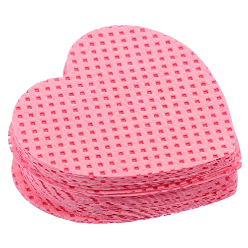 GANAZONO 200blätter Nagelwipes Nagellackentferner Pads Sanfte Makeup-reinigungstücher Für Zuhause Für Gel Acrylnägel in Praktischer Pinkfarbener Herzbox von GANAZONO