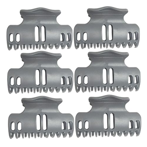 GANAZONO Hitzebeständige Haarklammern für Dauerwelle Kunststoff Haarklemmen mit Zahn Design Strapazierfähig und Robust Praktisches Haarstyling Zubehör für Damen und Friseure von GANAZONO