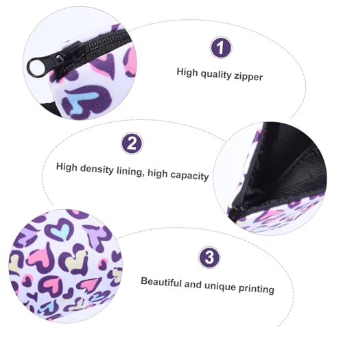 GANAZONO Kosmetiktasche Damen Leopard Druck Schminktasche Multifunktionaler Organizer Reise Kulturtasche mit Strapazierfähigem Reißverschluss und Kompakter für Alltag und Business von GANAZONO