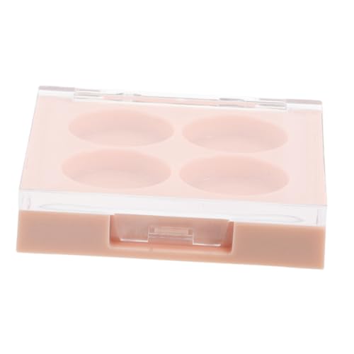 GANAZONO Leere Lidschattenpalette mit Fächern Praktischer Kosmetikbehälter für Blush und Lidschatten Reise Freundlich Langlebig Platzsparend und Schützend von GANAZONO