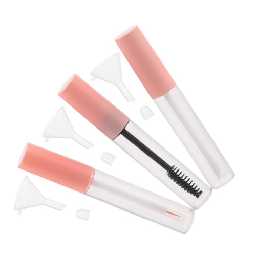 GANAZONO Selbstgemacht Make Up Tool Satz 10ml Leere Mascara Flasche Eyeliner Tube Lipgloss Behälter für Frauen Tragbare Kosmetikflasche mit Kleiner Trichtern von GANAZONO