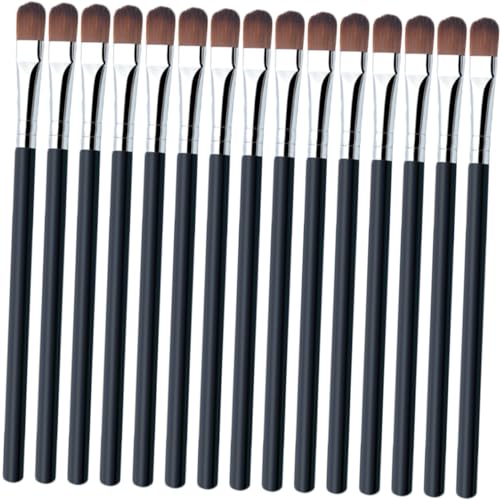 GANAZONO 100stücke Lidschatten Pinsel Mit Holzgriff Vielseitige Make-up Tools Für Augen Lippen Und Mehr Für Reisen Und Tägliches Make-up von GANAZONO