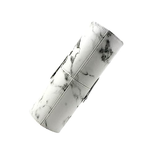 GANAZONO Marmorierte Kosmetikpinseltasche Tragbar Reise Make Up Pinsel Organizer für Damen Leicht Kompakt Geräumig von GANAZONO