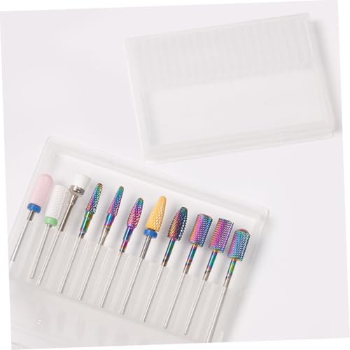 GANAZONO Nail Drill Bit Aufbewahrungsbox Multi hole Organizer Staubdicht Mit Klappdeckel Tragbar Für Nagelstudio Gelnägel Nagelbits Zubehör GANAZONO Nail Drill Bit Aufbewahrungsbox Multi hole Organizer Staubdicht Mit Klappdeckel Tragbar Für Nagelstudio Gelnägel Nagelbits Zubehör von GANAZONO