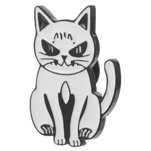 GANAZONO Niedliche Cartoon Katzenbrosche Legierung Ausdrucksstarkes Design für Rucksäcke und Kleidung Vielseitiges Accessoire Tragbar und für von GANAZONO