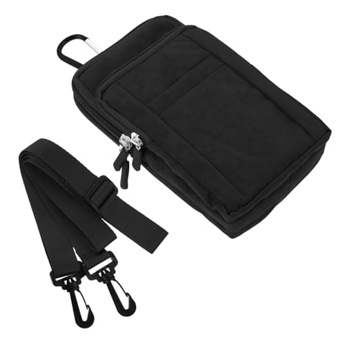 GANAZONO Nylon Handytasche Bauchtasche Herren Damen Leicht Große Kapazität Multifunktionale Umhängetasche Sport Geschenk von GANAZONO