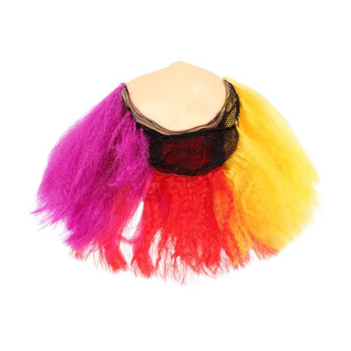 GANAZONO Party Fun Perücken für Frauen und Männer Bunte Clown Perücke für Halloween Mardi Gras Karneval Cosplay Theater und Kostümspiele Einfach zu Reinigen und Wiederverwendbar von GANAZONO