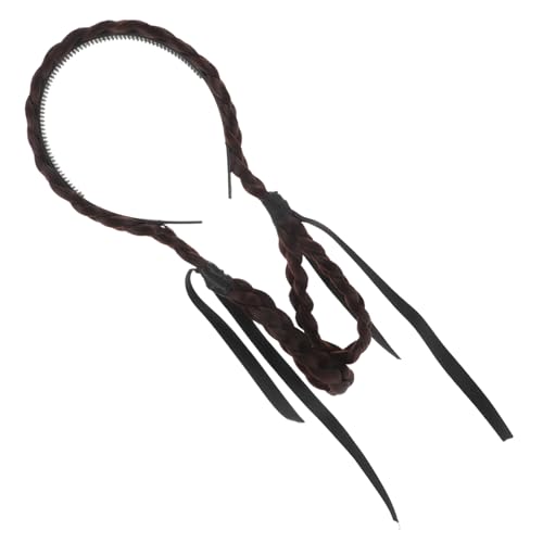 GANAZONO Perücke Stirnband Hasenhaarband Haarstyling-tools Hasen-cosplay Kaninchenohrstirnband Hasenkostüm Kopfbedeckung Hasenkopfbedeckung Lustige Haarzubehör Hochtemperaturdraht Schwarz von GANAZONO