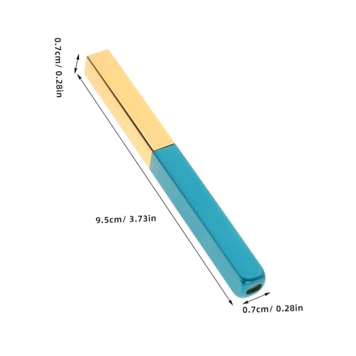GANAZONO Retraktabler Lippenpinsel in Pfauen Grün Tragbar und Hygienisch für Lippenstift Lipgloss und Concealer Handlicher Makeup für Frauen und Mädchen Einfach zu Reinigen Verstauen von GANAZONO