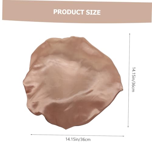 GANAZONO Satin Schlafmütze Damen Verstellbar Haarschutz Nachtmütze für Schlaf Hausarbeit Weicher Haarschutz Langlebig Stabil Sitzend Schützt Haar vor Trockenheit und Haarbruch für von GANAZONO