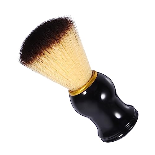 GANAZONO Nylon Rasierpinsel Mit Holzgriff Für Bartpflege Und Schaumerzeugung Geeignet Für Männer Langlebig Und Praktisch von GANAZONO