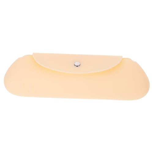 GANAZONO Silikon Makeup Pinsel Tasche Tragbar Leichtgewichtig Staubdicht Makeup Brush Organizer Reise Kosmetiktasche für Damen Mädchen Reisebedarf von GANAZONO