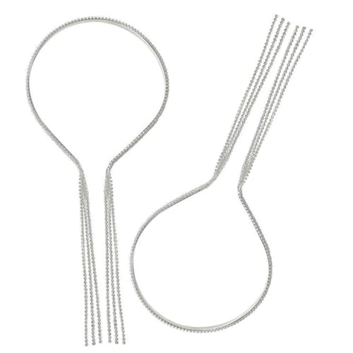 GANAZONO Strass Haarbänder Mit Quasten Glänzendes Damen Haaraccessoire Für Festliche Anlässe Elegantes Strassstirnband Und Strasshaarband Einem GANAZONO Strass Haarbänder Mit Quasten Glänzendes Damen Haaraccessoire Für Festliche Anlässe Elegantes Strassstirnband Und Strasshaarband Einem von GANAZONO