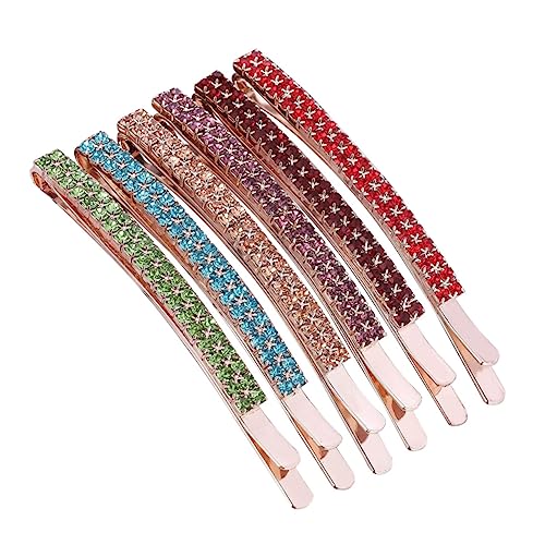 GANAZONO 6stücke Teiliges Strass-haarspangen Für Damen Funkelnde Haarklammern Für Elegante Frisuren Bei Partys Hochzeiten Und Besonderen Anlässen von GANAZONO