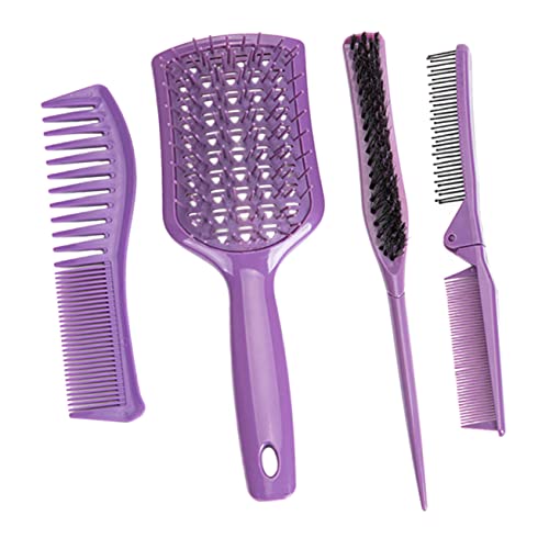 GANAZONO 4stücke Teiliges Haarkämme Für Männer Und Frauen Multifunktionale Antistatische Friseurkämme Zum Entwirren Und Stylen Von Nassen Und Trockenen Haaren Für Professionellen von GANAZONO