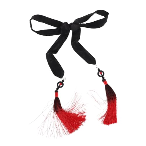 GANAZONO Traditionelles Hanfu Haarschmuck mit Quasten Leichtes Vintage Haarband für Männer und Frauen Authentisches Chinesisches Haarseil Komfortables Haarschmuck accessoire für Hanfu von GANAZONO