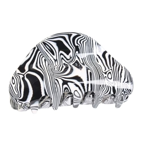GANAZONO Vintage Haarklammer aus Acetat Geometrisch Hohl Rutschfester Haarclip für Damen Vielseitiger Haarhalter für Pferdeschwanz und Haarknoten Modisches Haarschmuck accessoire für von GANAZONO