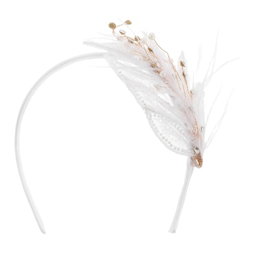 GANAZONO Vintage Haarschmuck für Damen Hochzeits Stirnband mit Federn Haarschmuck Accessoire für Braut und Brautjungfer Leicht und Robust Stilvolles Design für Besondere Anlässe GANAZONO Vintage Haarschmuck für Damen Hochzeits Stirnband mit Federn Haarschmuck Accessoire für Braut und Brautjungfer Leicht und Robust Stilvolles Design für Besondere Anlässe von GANAZONO