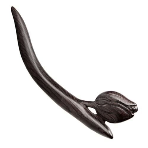 GANAZONO Vintage Haarstäbchen aus Schwarzem Haarstyling Tool Langlebiges Holzhaarnadel Accessoire für Damen Geeignet für Klassische Frisuren und Besondere Anlässe von GANAZONO