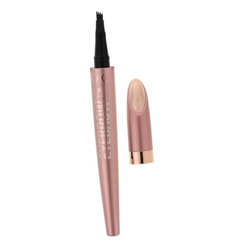 GANAZONO Microblade Augenbrauenstift 4 Spitzen Wasserfest 3d Augenbrauenstift Für Frauen in Roségold Für Natürliche Augenbrauen von GANAZONO