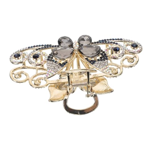 GANAZONO Große Haarklammer Mit Glitzer Modische Haarschmuck Für Damen Rutschfeste Haarspange Im Schmetterling-design Für Dickes Haar Und Aktiven Lifestyle von GANAZONO
