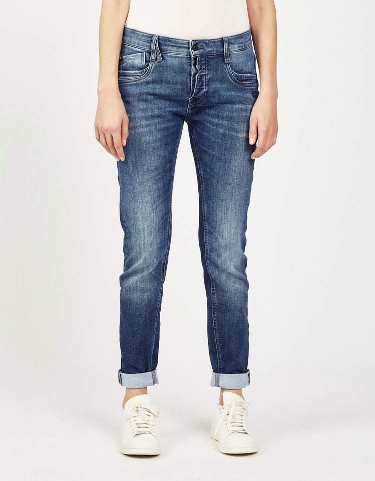 GANG 5-Pocket-Jeans 94GERDA aus Sweat Denim, Relaxed Fit von GANG