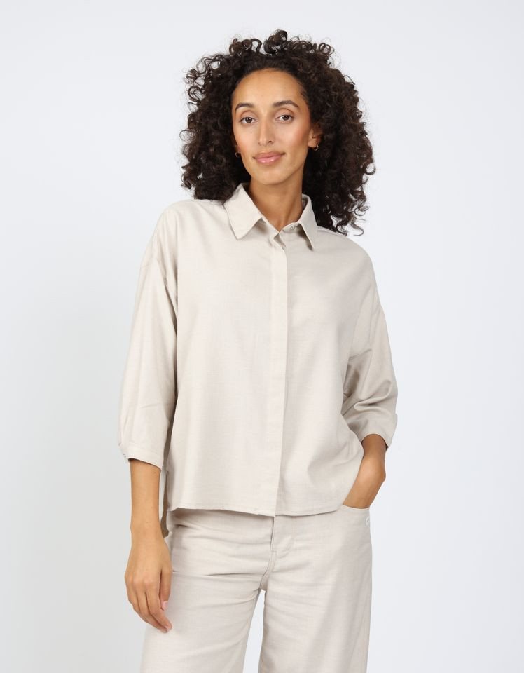 GANG Langarmbluse – Oversized Bluse mit 3/4-Arm von GANG