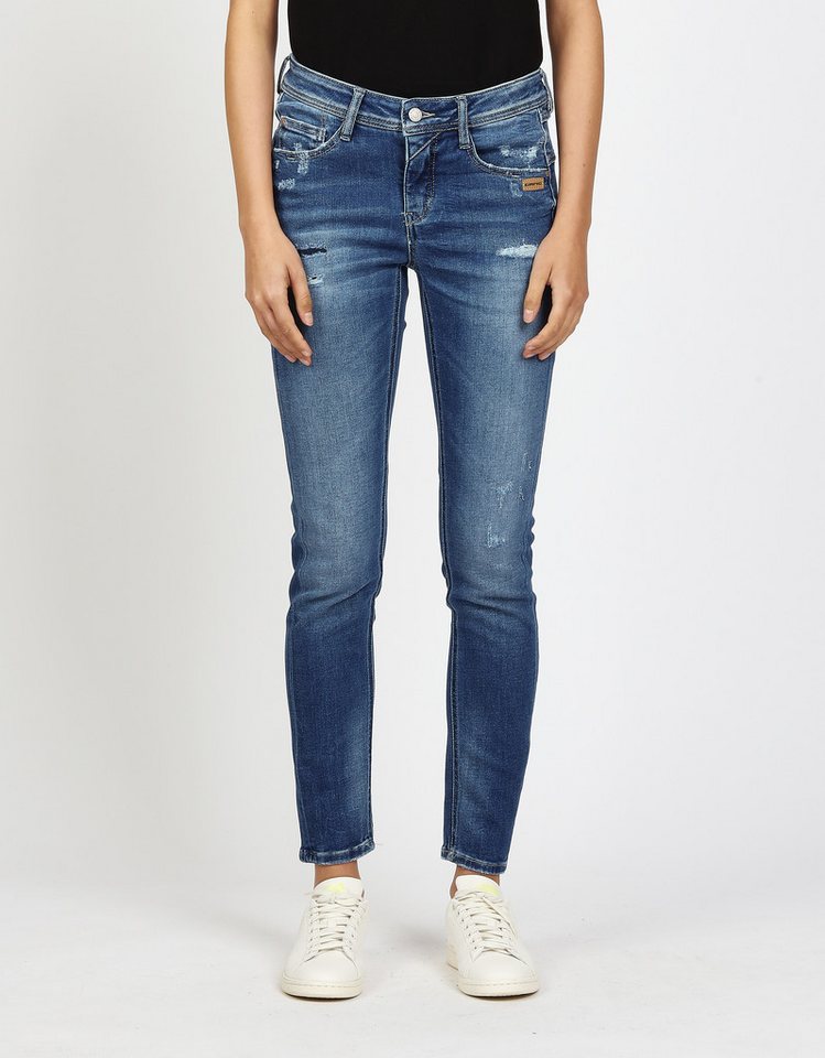 GANG Relax-fit-Jeans 94AMELIE mit Used-Effekten von GANG