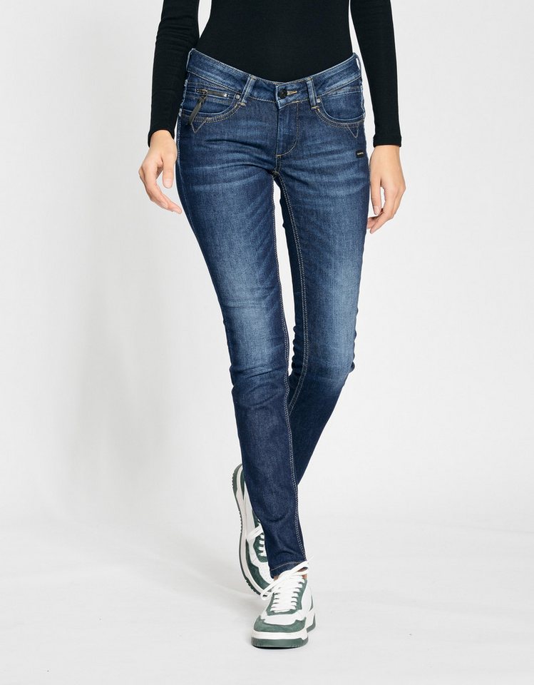 GANG Skinny-fit-Jeans 94NIKITA mit Zipper-Detail an der Coinpocket von GANG