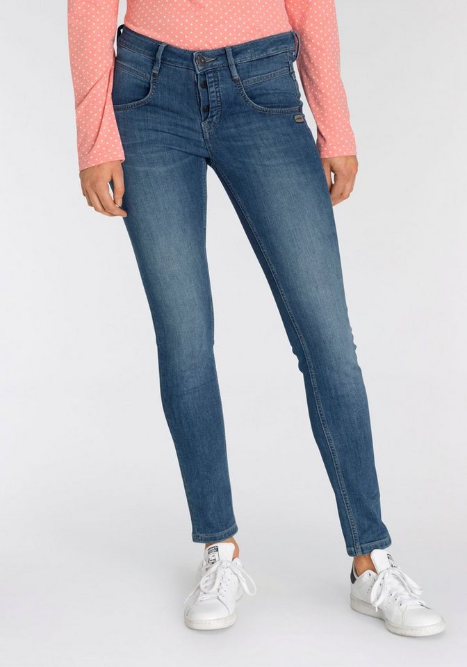 GANG Skinny-fit-Jeans 94MEDINA mit stylischer halb offener Knopfleiste GANG Skinny-fit-Jeans 94MEDINA mit stylischer halb offener Knopfleiste von GANG