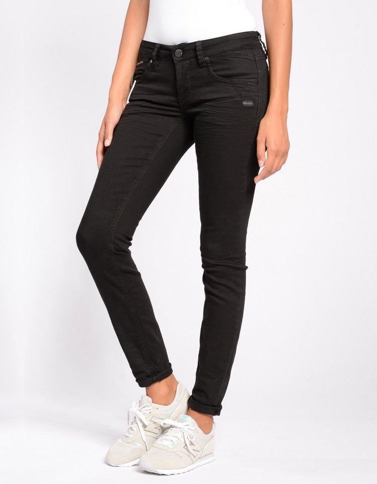 GANG Skinny-fit-Jeans 94Nikita mit Zipper-Detail an der Coinpocket von GANG