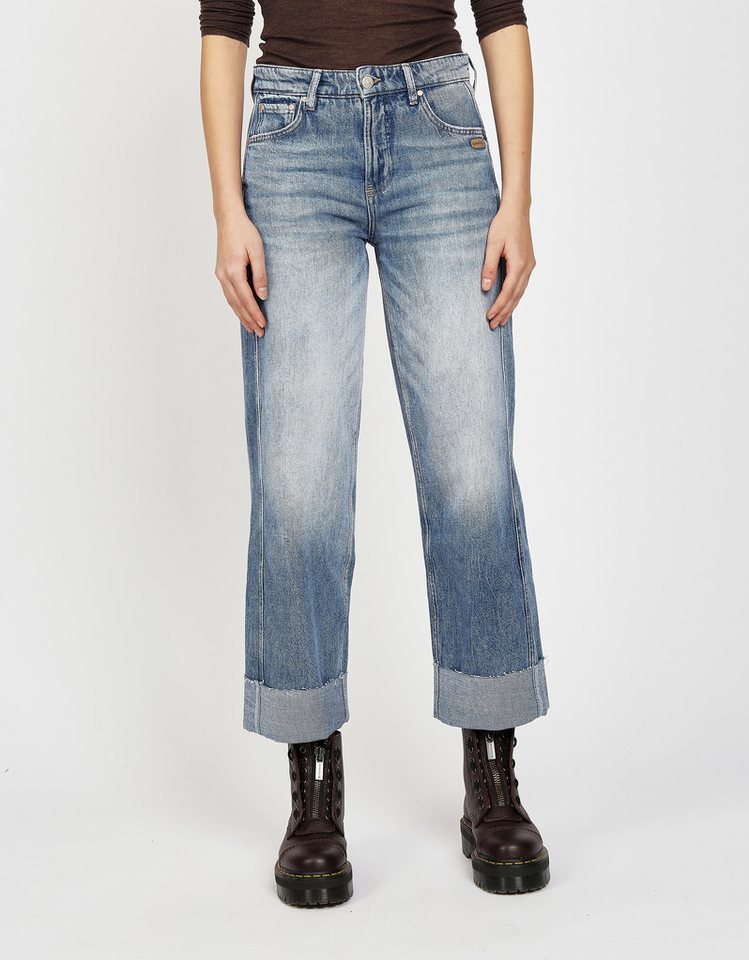 GANG Straight-Jeans 94BLAKE STRAIGHT mit eingesetztem Seitenstreifen, High Rise von GANG