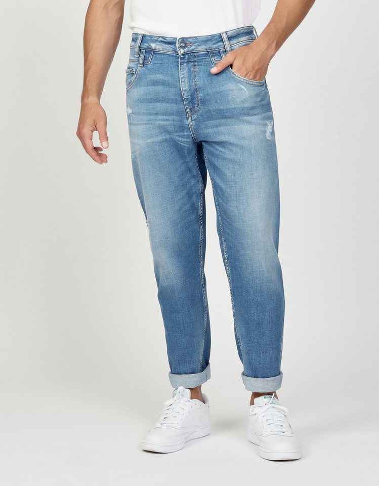 GANG Stretch-Jeans 94MARCO im relaxten 5-Pocket Style mit doppelter Gürtelschlaufe von GANG