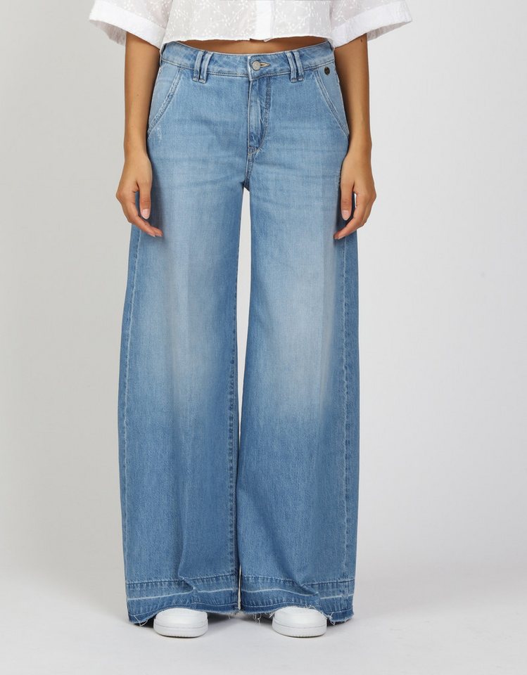 GANG Weite Jeans 94MONA mit weitem Bein und offenen Saumabschluss von GANG