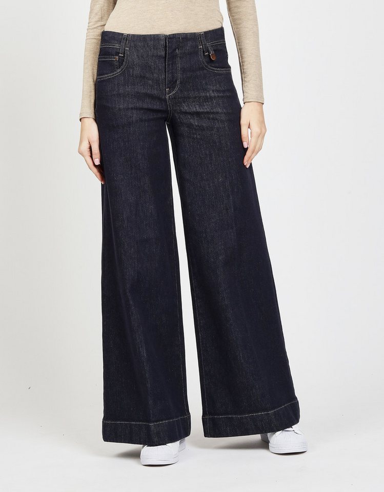 GANG Weite Jeans 94POPPY PALAZZO High Waist, mit Hakenverschluss von GANG