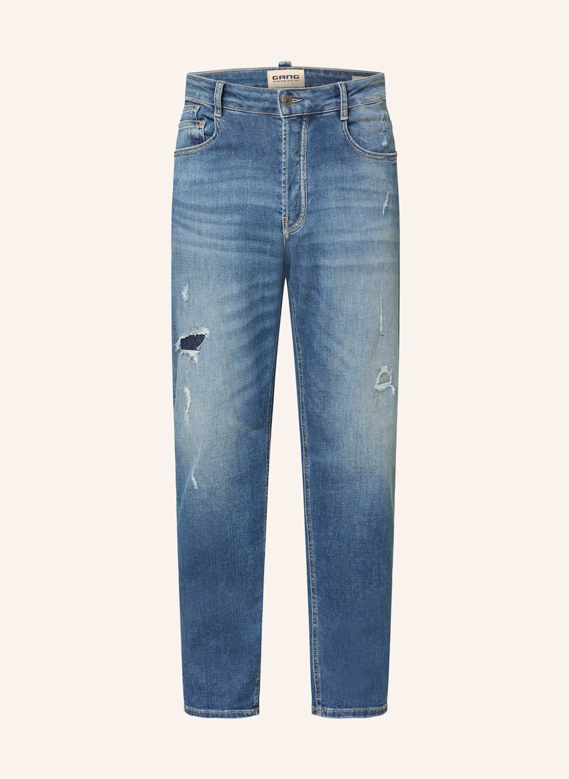 Gang Destroyed Jeans 94aiden Regular Fit blau von GANG