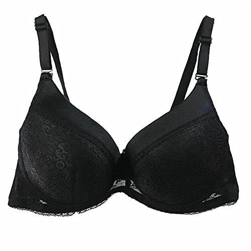 GANGCHENG Damen Gepolsterter Bügel Plus Size Push up Wäsche BH Volle Abdeckung Komfort 100A von GANGCHENG