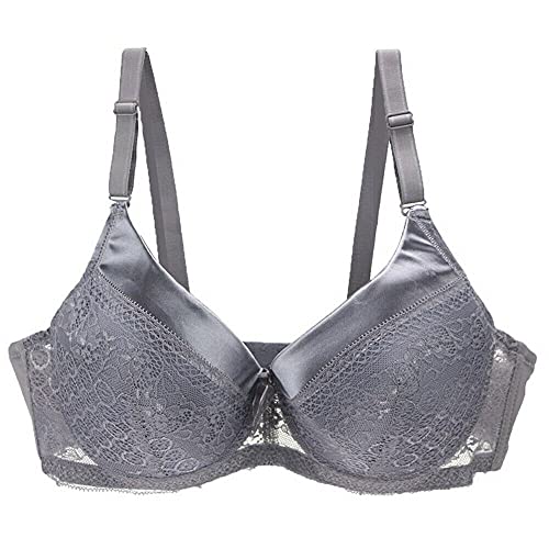 GANGCHENG Damen Gepolsterter Bügel Plus Size Push up Wäsche BH Volle Abdeckung Komfort 105A von GANGCHENG
