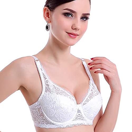 GANGCHENG Damen Sexy Plunge BH Bügel Dünn Gefüttert Minimizer BHS Dessous Bralette 95-AA von GANGCHENG