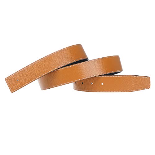 GANGTU H Vollnarbenledergürtel Ersatz Gürtelriemen ohne Schnalle 38mm Breit Braun GANGTU H Vollnarbenledergürtel Ersatz Gürtelriemen ohne Schnalle 38mm Breit Braun von GANGTU