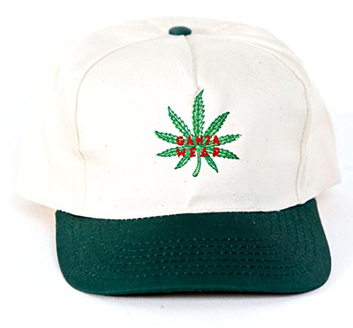 GANJA WEAR Basecap Natur Bestickt Baseballcap Nr. 6 Cannabis Hanf GANJA WEAR Basecap Natur Bestickt Baseballcap Nr. 6 Cannabis Hanf von GANJA WEAR