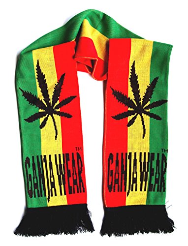 GANJA WEAR Schal Rasta Jamaika 170 cm lang von GANJA WEAR