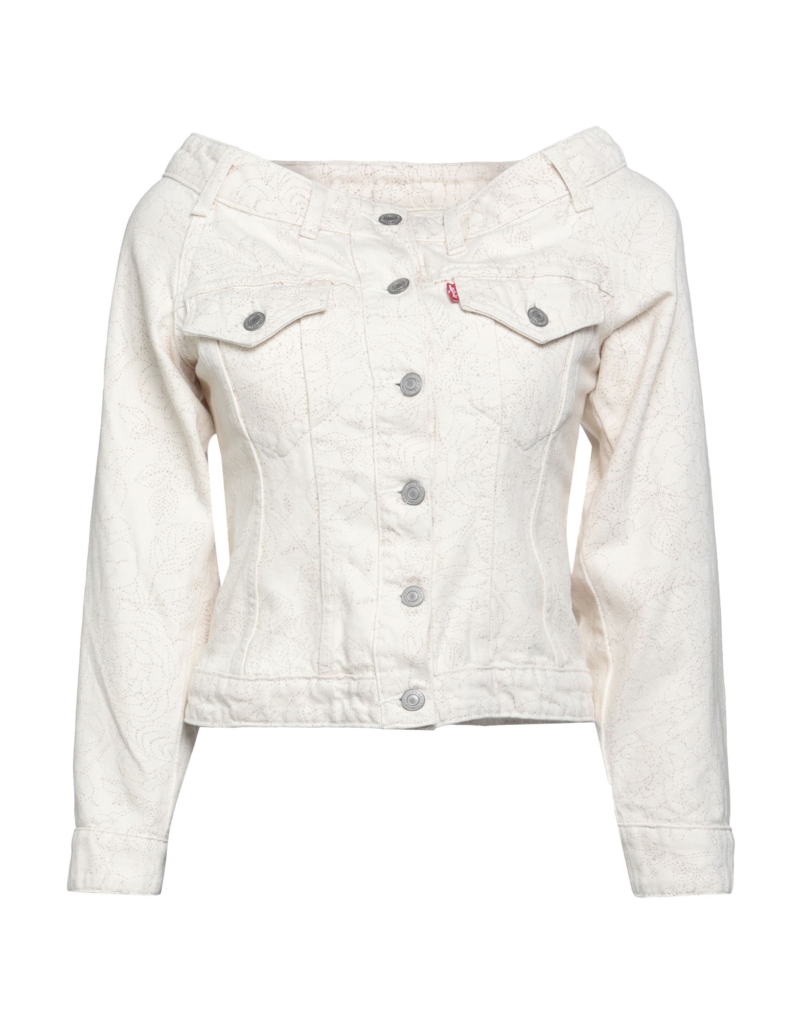 GANNI x LEVI'S Jeansjacke/-mantel Damen Beige GANNI x LEVI'S Jeansjacke/-mantel Damen Beige von GANNI x LEVI'S