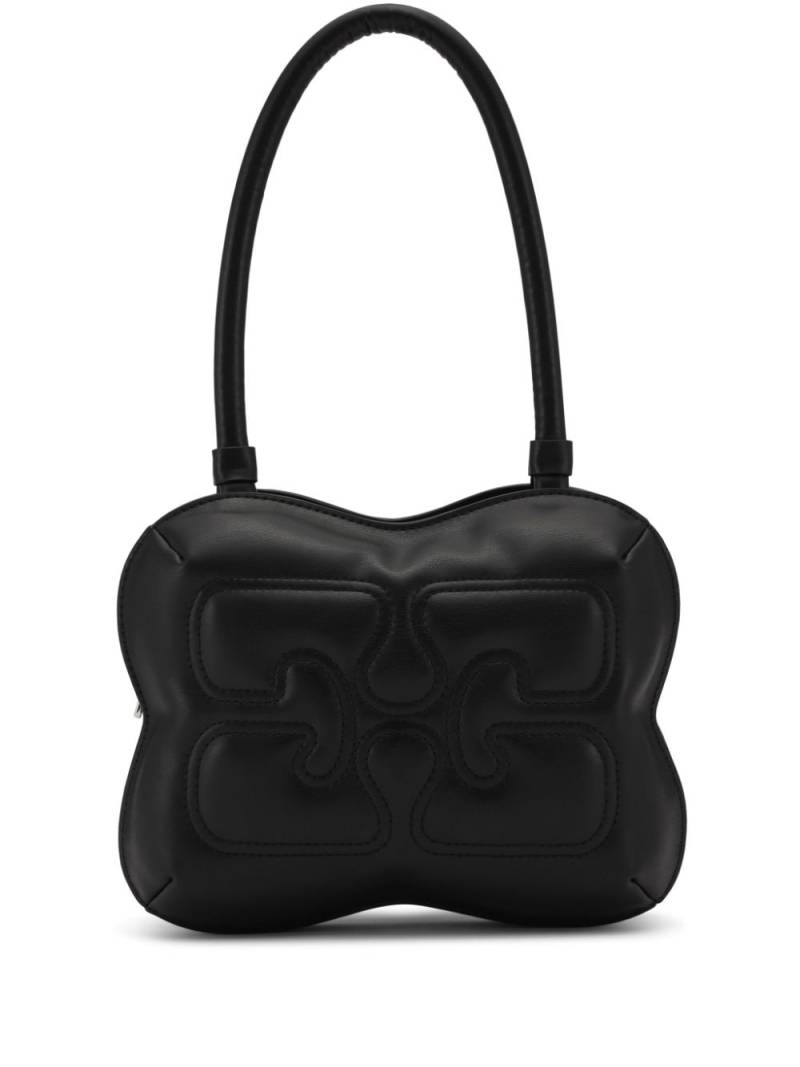 GANNI Butterfly Schultertasche - Schwarz von GANNI