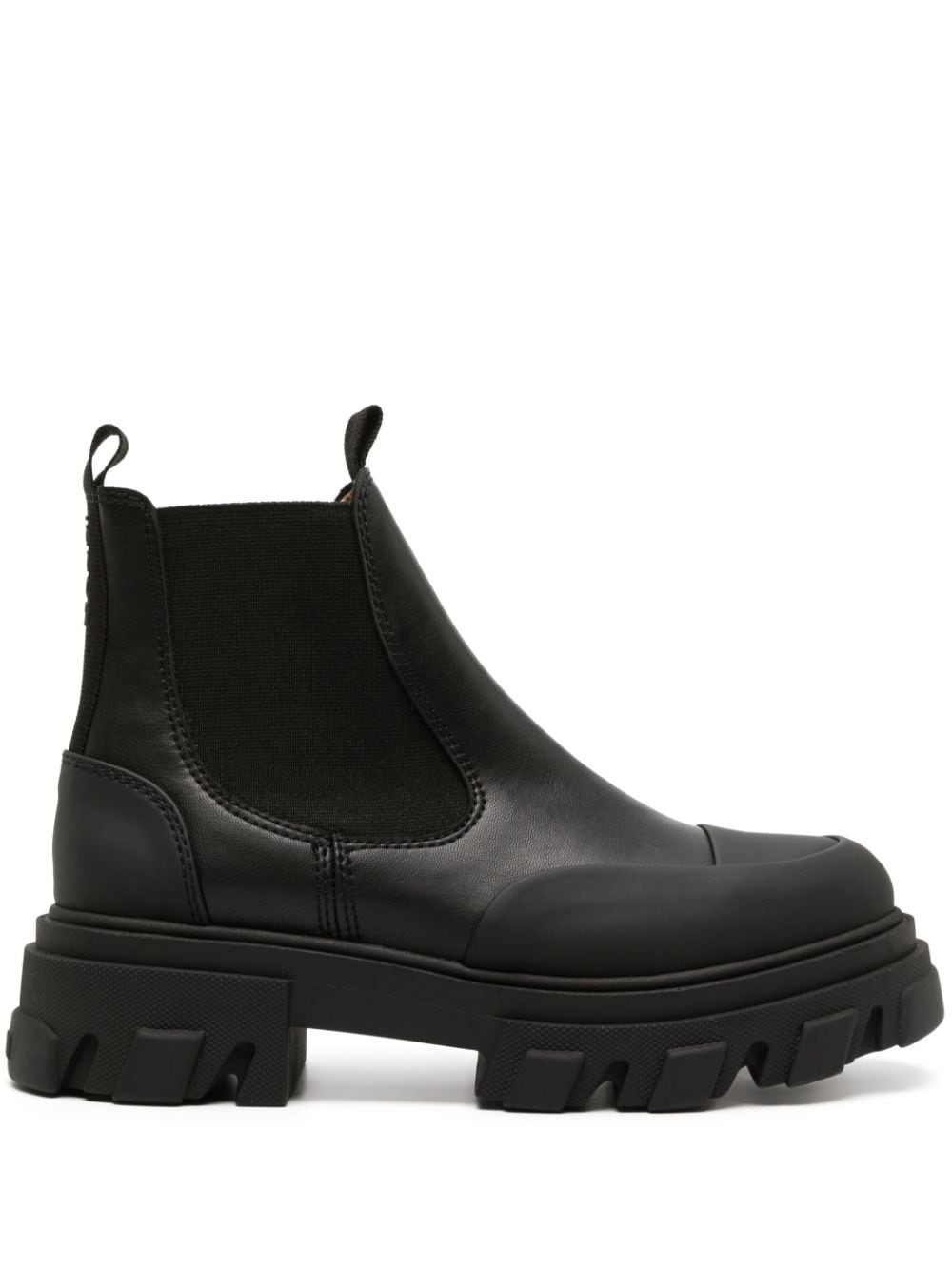 GANNI Cleated Chelsea-Boots - Schwarz von GANNI